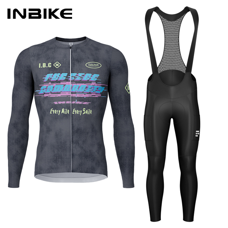 Cycling Gear Brands - INBIKE Lente Herfst Fietsset Wielertrui met