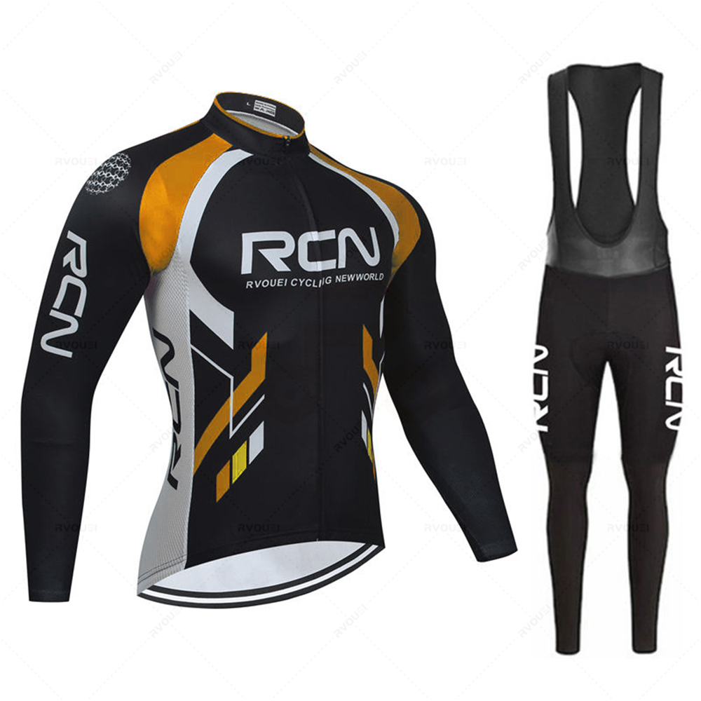 Cycling Gear Brands - Rvouei Herfst Lange Mouw Wielertrui Set